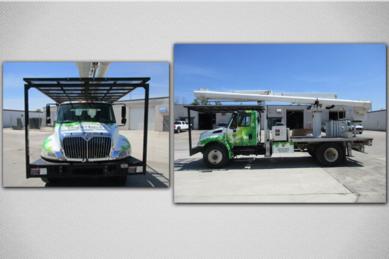 Timberland Truck Wrap