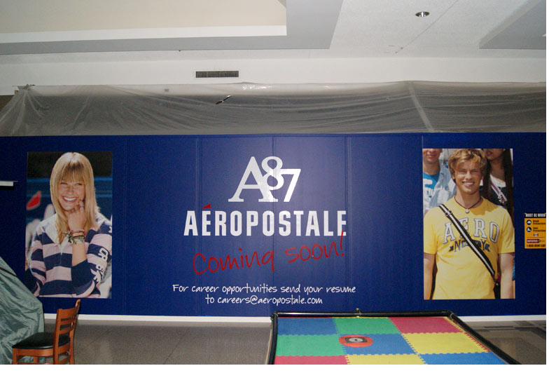 Aeropostale "Coming Soon" -Kildonan – Xtreme Signs