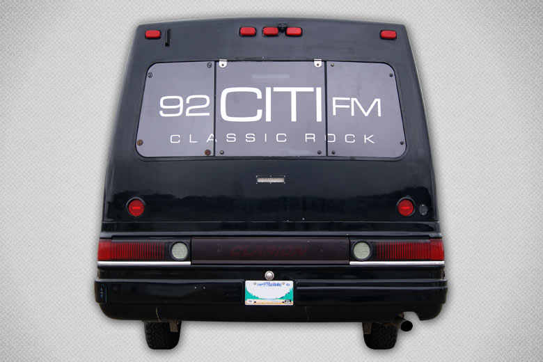 92 CITI FM rear window