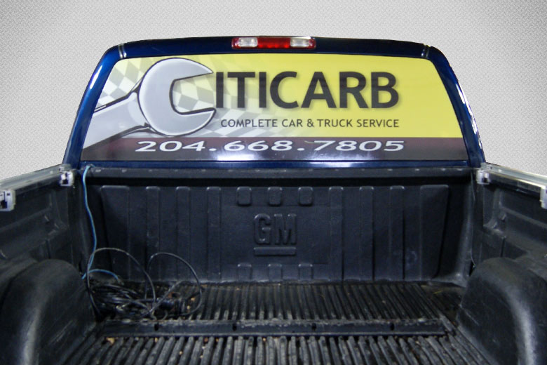 Citycarb Complete Car & Truck Service -Truck -Back