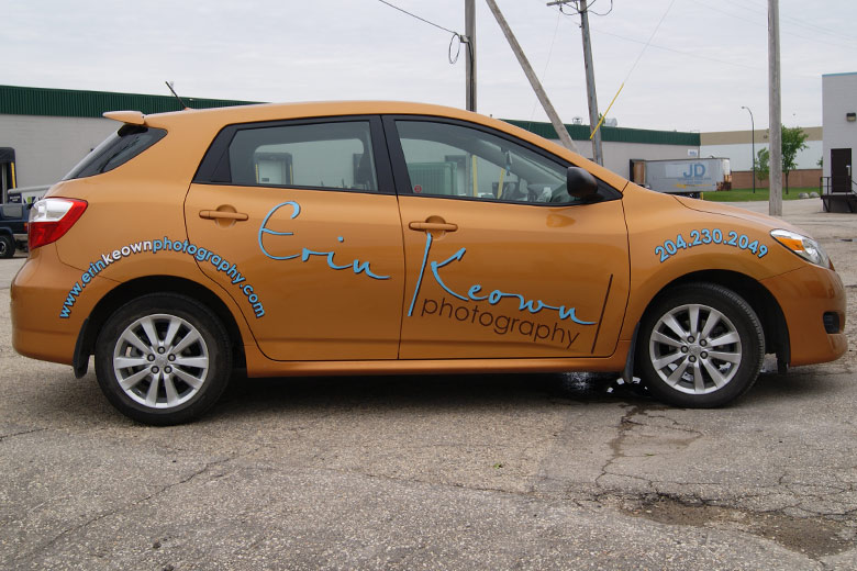 Erin Keown Photography Custom Vehicle Graphics