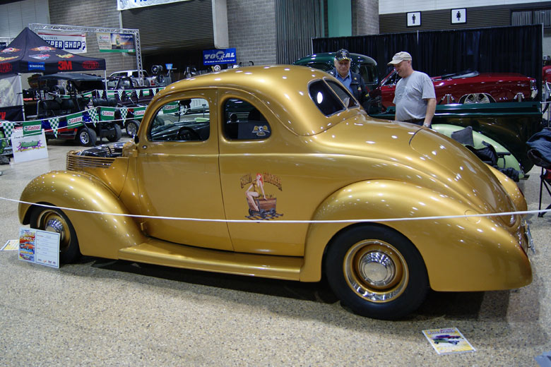 Gold Digger Vintage Car Graphic