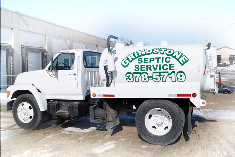 Grindstone Septic Service -Truck -Side