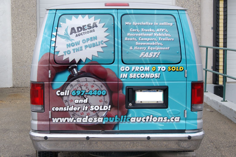Adesa Public Auctions Van Wrap