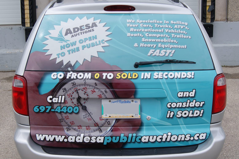 Adesa Public Auctions Van Wrap