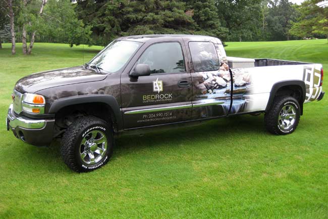 Bedrock Custom Landscaping Truck