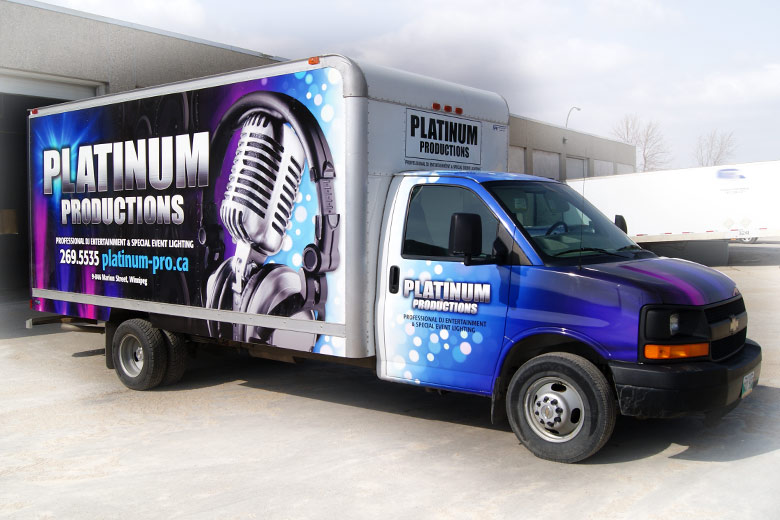 Platinum Productions Truck -Side