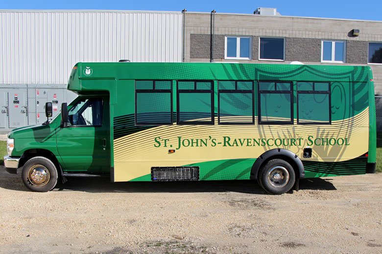 St. Johns-Ravenscourt School - Full Bus Wrap
