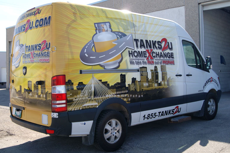 Tanks 2U vahicle wrap