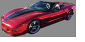 Chrome Corvette – Xtreme Signs vehicle wrap Winnipeg