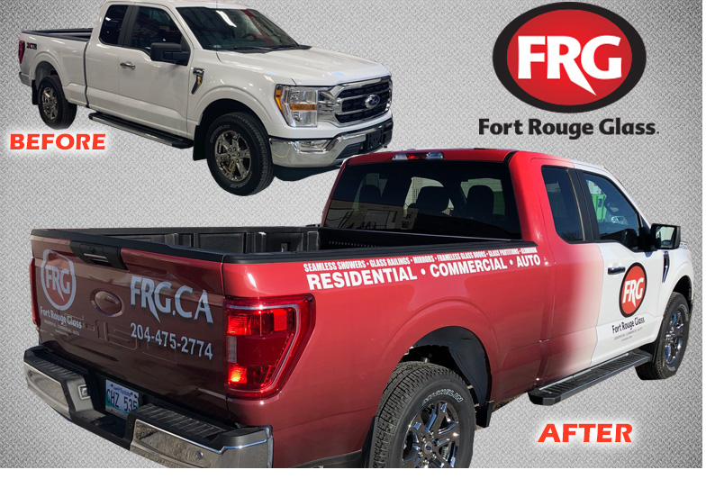 Partial vehicle wrap