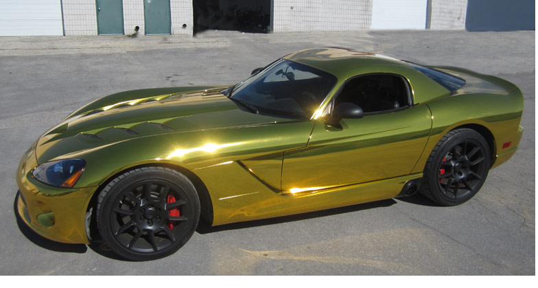 Gold chrome Viper wrap