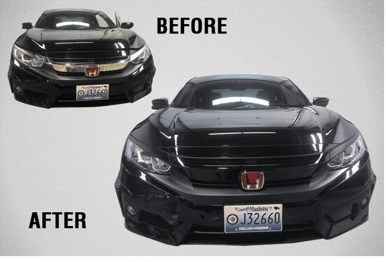 Honda window tint and colour change