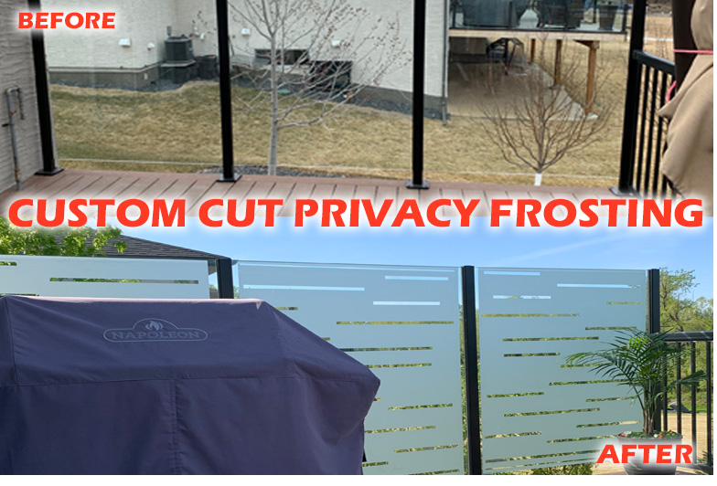 Frosted glass privacy film