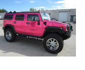 Pink Chrome Hummer – Xtreme Signs vehicle wrap Winnipeg